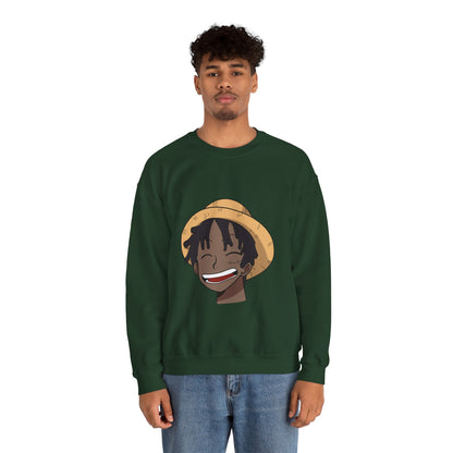Black Luffy Crewneck Sweatshirt Heavy Blend™