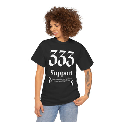 333 Support T-Shirt Angel Numbers x WHT