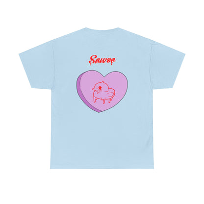 Conversation Heart Duck Sawse Logo Tee Heavy Cotton 03