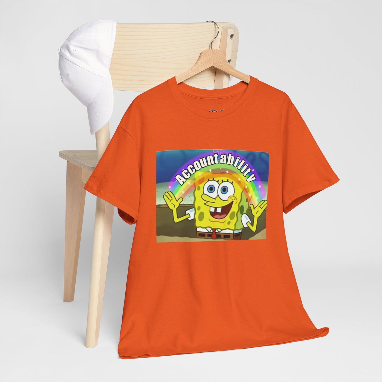 Sponge Bob Accountability Tee Heavy Cotton