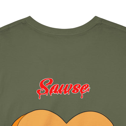Conversation Heart Duck Sawse Logo Tee Heavy Cotton 01