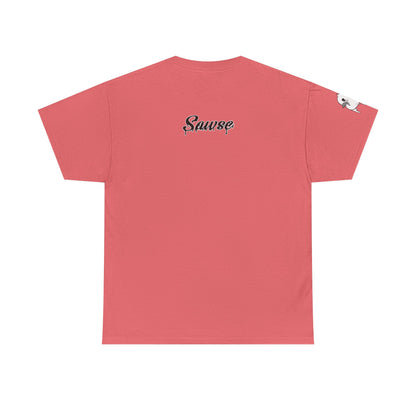 Human Being Shipping Label 100% Cotton Tee x BLK