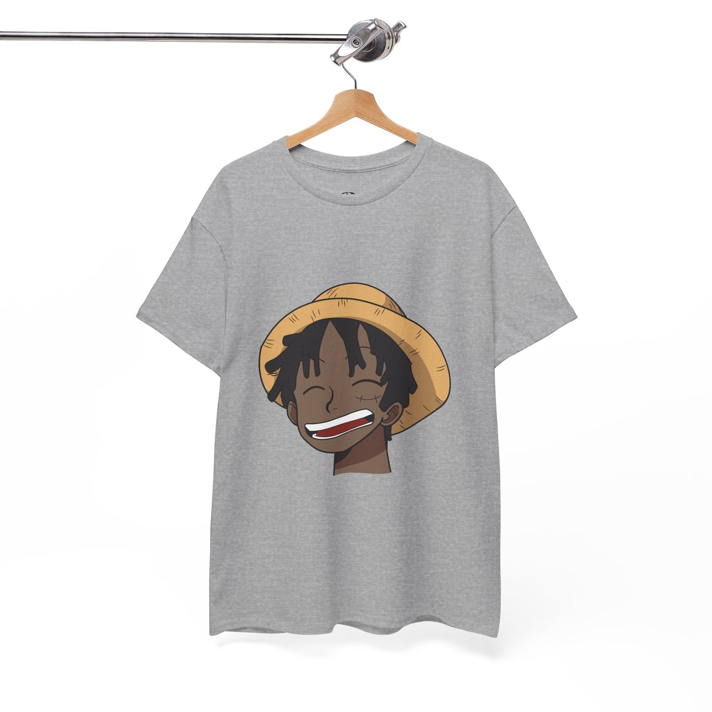 Black Luffy Card 100% Cotton Tee