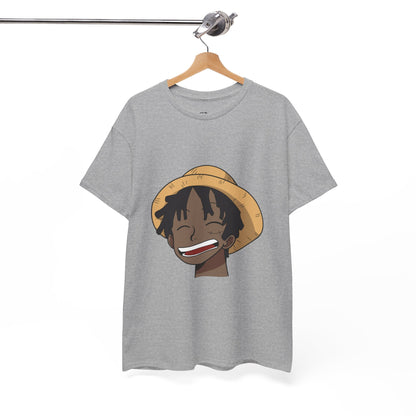 Black Luffy Card 100% Cotton Tee