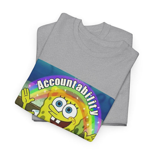 Sponge Bob Accountability Tee Heavy Cotton