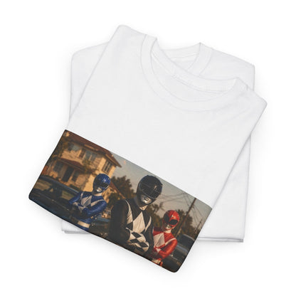 Power Rangers x 'Boyz N The Hood' Tee — Urban Retro Pop Culture T-Shirt