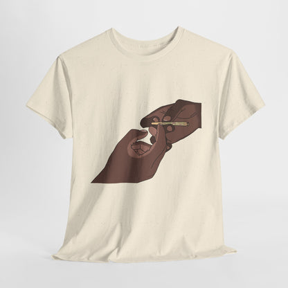 “Bros Get High” 100% Cotton Pass Dat Doobie Tee