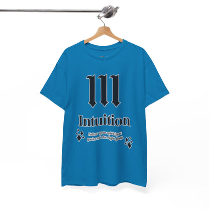 111 Intuition T-Shirt Angel Numbers x BLK