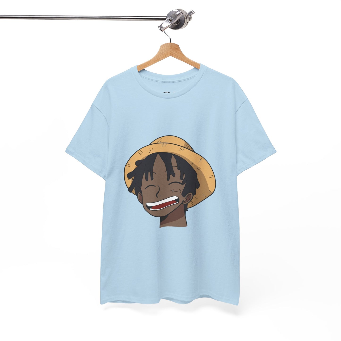 Black Luffy Card 100% Cotton Tee