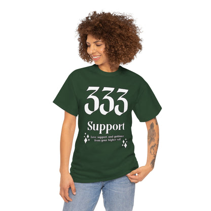 333 Support T-Shirt Angel Numbers x WHT