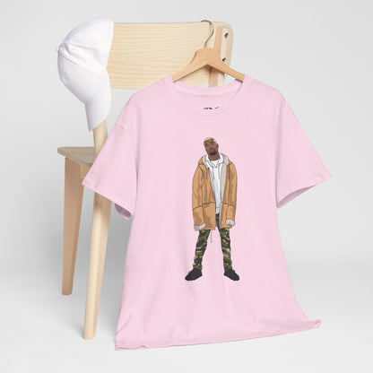 Blonde Ye 450 Cloud Black Tee Heavy Cotton