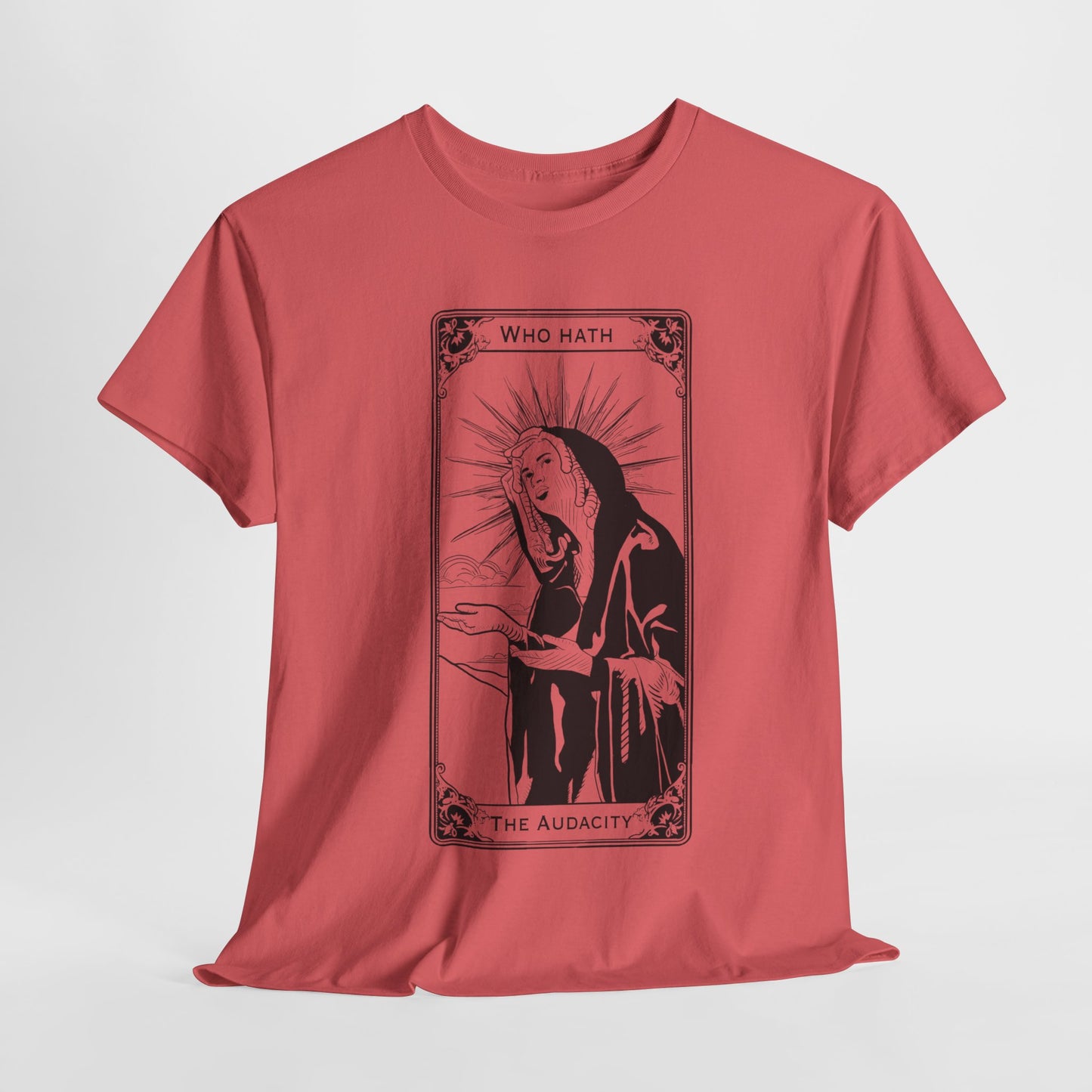 The Audacity Tarot Card 100% Cotton Tee x BLK