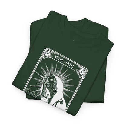 The Audacity Tarot Card 100% Cotton Tee x WHT