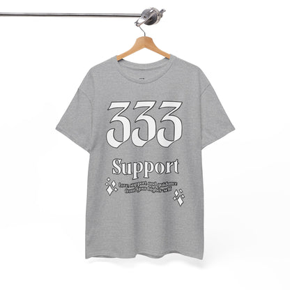 333 Support T-Shirt Angel Numbers x WHT