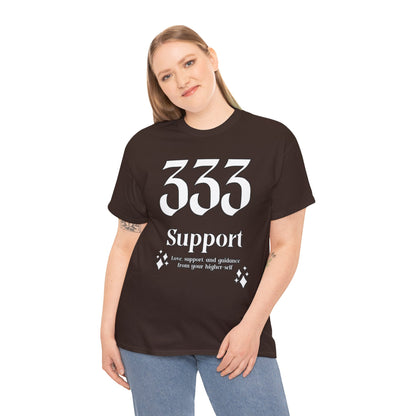 333 Support T-Shirt Angel Numbers x WHT
